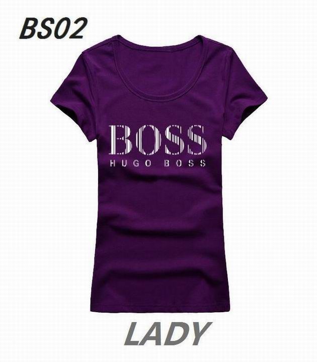 BOSS short round collar T woman S-XL-063